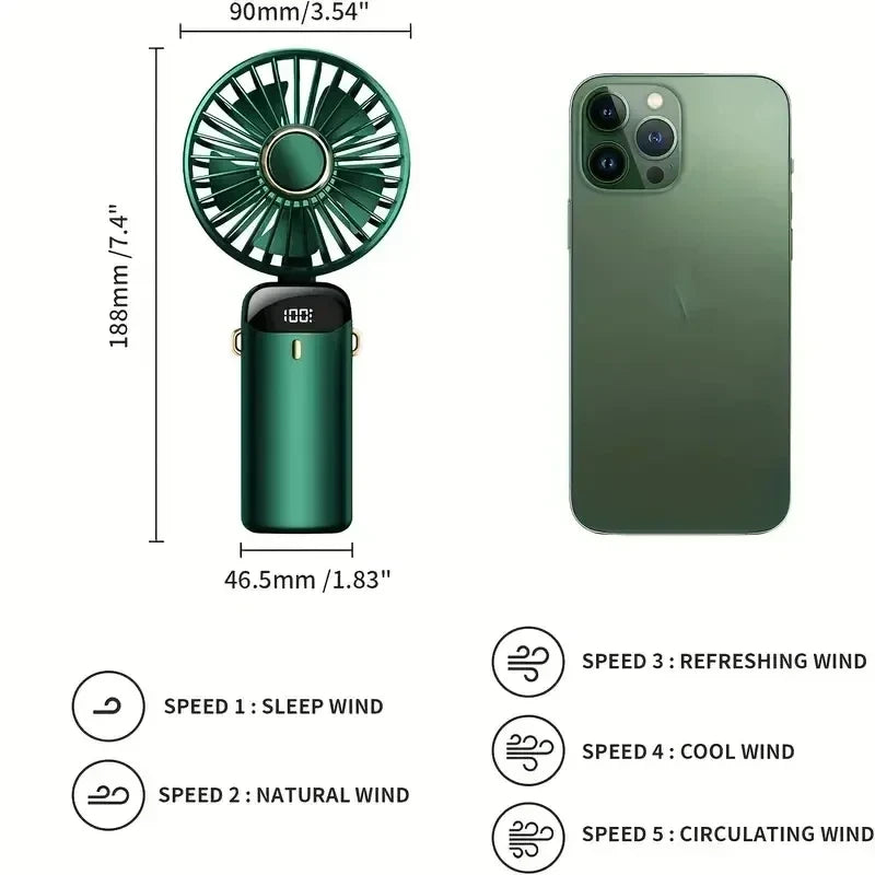 Handventilator, wiederaufladbar