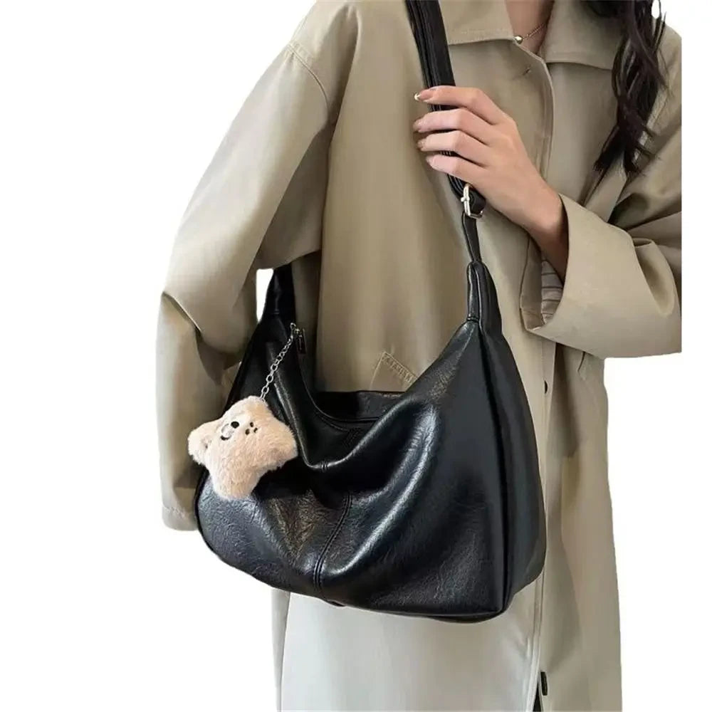 Retro Slouchy Shoulder Bag